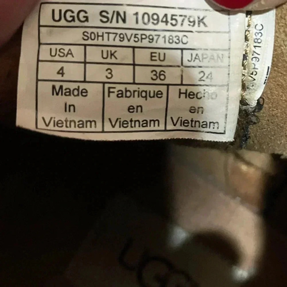 UGG Coletta Kids Ankle Boot Tan - Picture 9 of 9